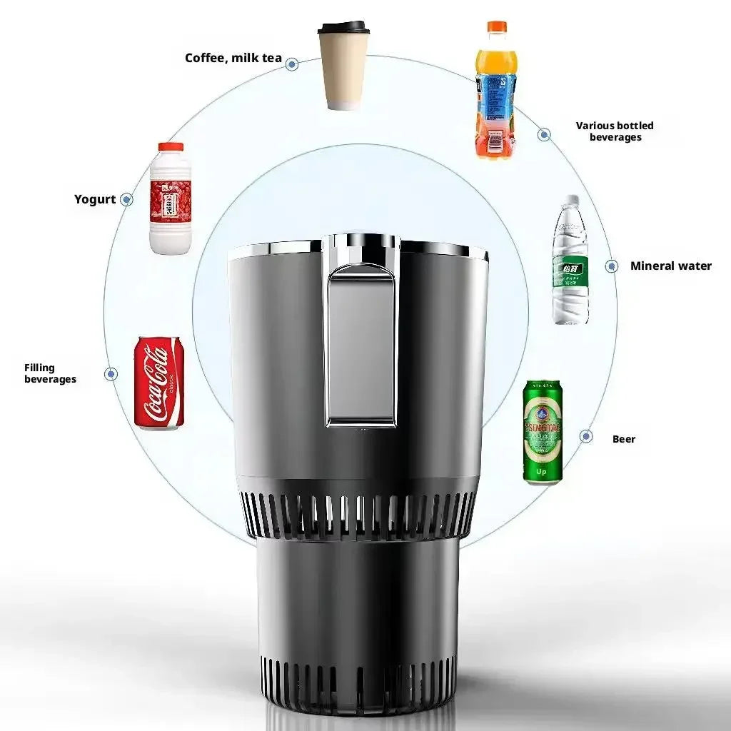 Premium Smart Car Cup Holder - Instant Heating & Cooling (12V)