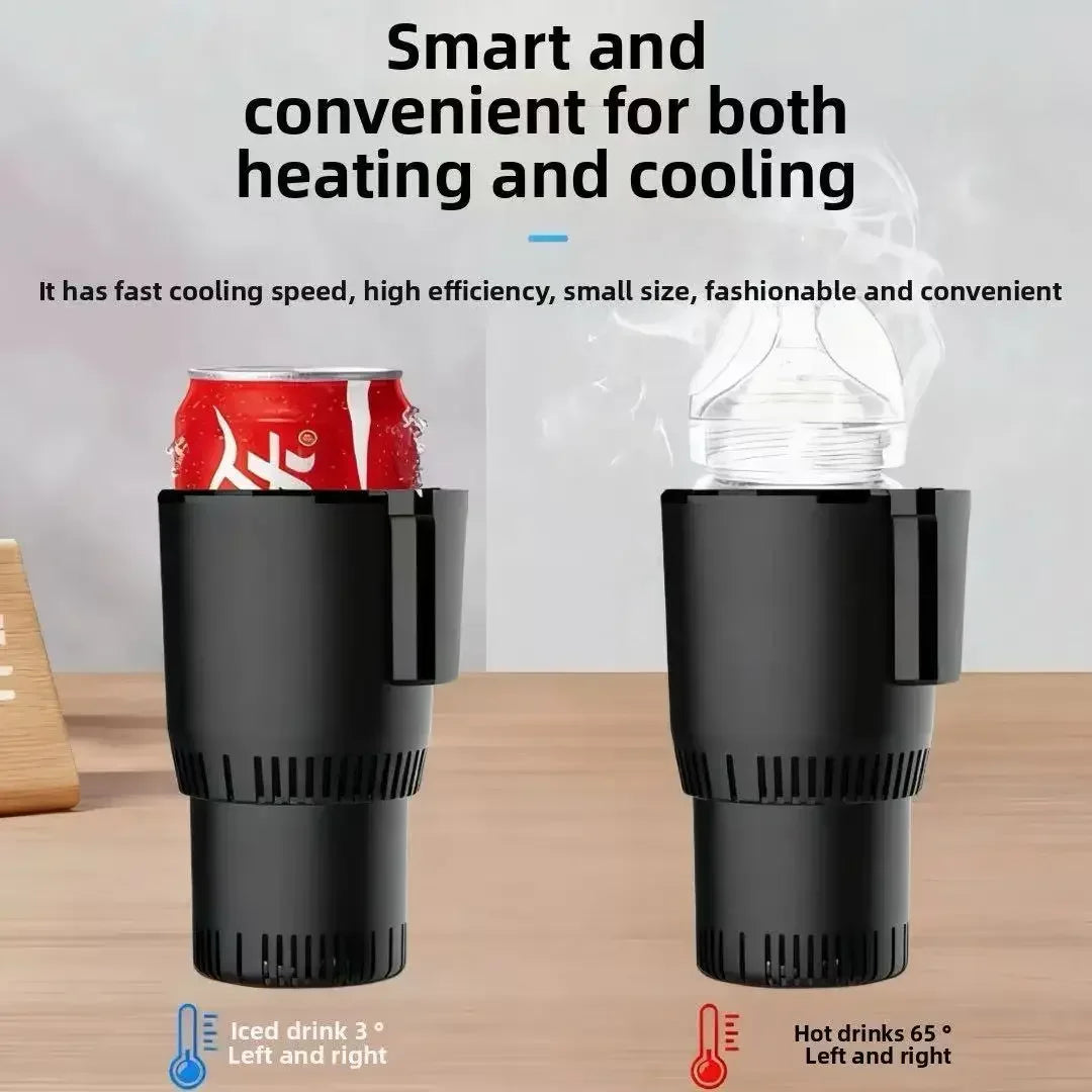 Premium Smart Car Cup Holder - Instant Heating & Cooling (12V)